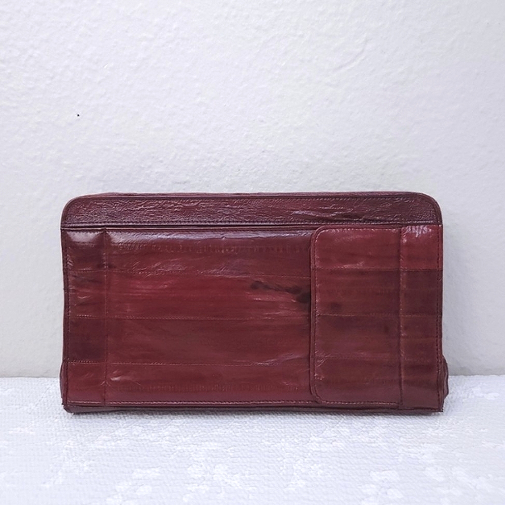 Vintage EEL Skin Clutch - Picture 3 of 16